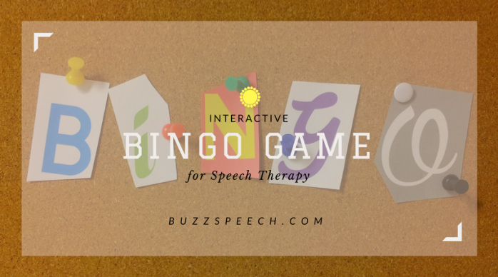 Bingo Game for Language Therapy